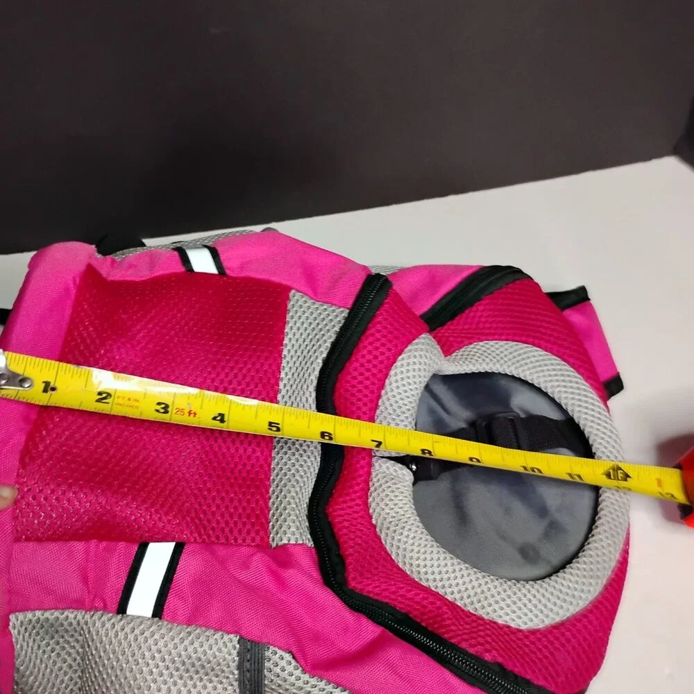 Pink Small/XS Dog Backpack Max 14 lb